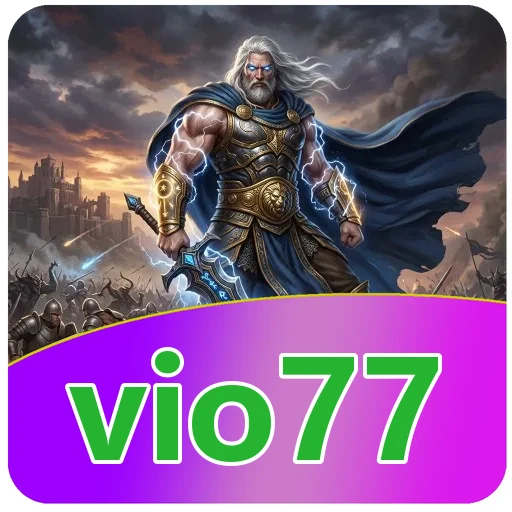Ikon vio77 untuk syarat Android pada halaman unduh